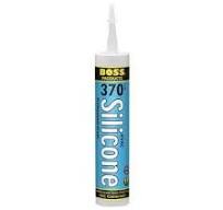 Soudal Accumetric BOSS PRO 370 143096 Silicone Sealant, Silicone Base, 8 Oz Net Content, Pressure Can, Clear, Acetoxy, For Metal, Glass, Wood, Silicone Resin, Vulcanized Silicone Rubber, Ceramic, Plastic, -40-400 Â°F Temperature Rating