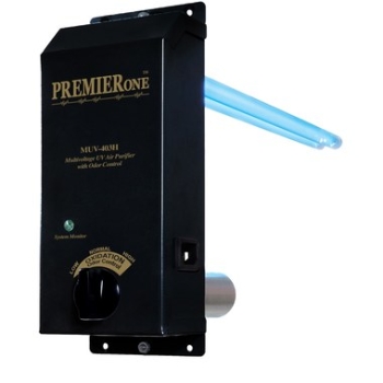 PREMIERONE™ MUV-403H-R-16/5 360 MW 2 Piece UVC Air Purifier w/ Photocatalytic Odor Control & Coil Protection