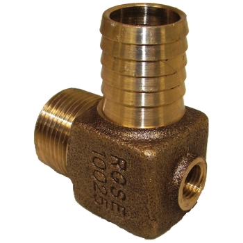 B&D RGSE10025 90 deg Elbow With Pipe Thread Port, 1 in, MIP, 90 deg, 90 deg Elbow, 1 in, Barbed, Elbow