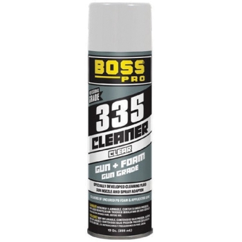 BOSS® by Soudal 142905 Gun Foam Cleaner, Liquid, Acetone Base, 12 oz, Aerosol Can, Clear
