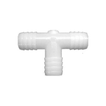BRAMEC® TTA-202020 Tee, Tee, 5/8 in, Barbed, 5/8 in, Barbed, 5/8 in, Barbed, For Pipe Size: 5/8 in