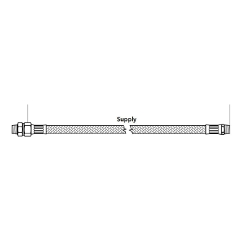 ClimateMaster® AHK0502 Hose Kit, 2 ft Length, 1/2 in Inside Diameter, EPDM/Stainless Steel, 2-1/2 in Minimum Bend Radius