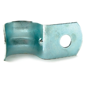 DiversiTech® 625-304 1-Hole Strap, 1/2 in ID, Compatible Conduit Types: EMT, Zinc