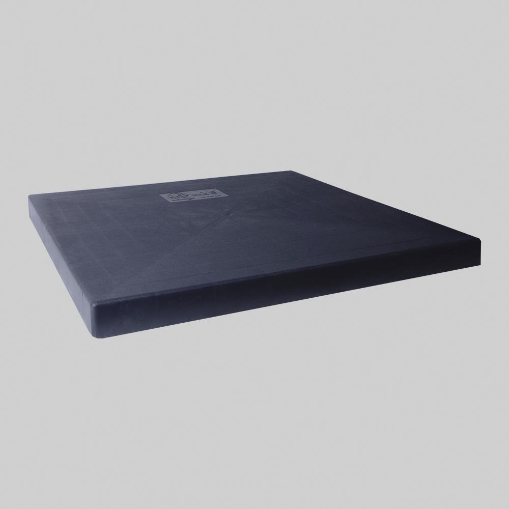DiversiTech® EcoPad™ EP3232-3 Equipment Pad, 32 in L, 32 in W, 3 in H, Plastic, Black