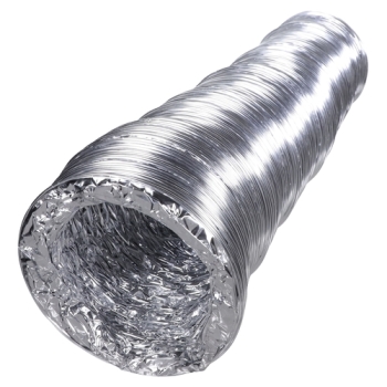 DiversiTech® FUL0425 Metallic Duct, 25 ft L, 4 in W, Aluminum