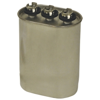Mars® Blue Box™ 12297 Capacitor, 80/5 uF MFD, 440/370 V, Oval, Dual Run Capacitor, 3.56 in Dia, 6-1/4 in H, 3.56 in W