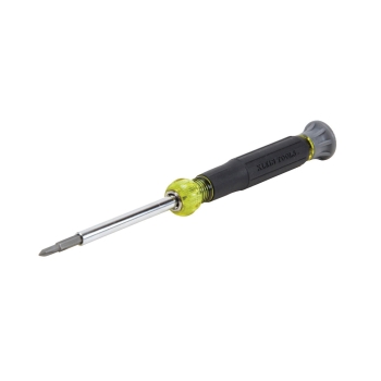KLEIN TOOLS® 32581-6 4-in-1 Multi-Bit Electronic Screwdriver, 3/32 in, 1/8 in Bit, 4 -Piece, Magnetic: No, 6-1/2 in L