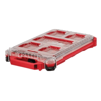 Milwaukee® PACKOUT™ 48-22-8436 Compact Low-Profile Organizer, Polymer, 2-1/2 in H, 9.8 in W, 16.2 in D, 5 -Compartment
