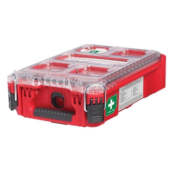 Milwaukee® PACKOUT™ 48-73-8435 First Aid Kit, 76 -Piece, 4.6 in H, 9.8 in W, 15.2 in D