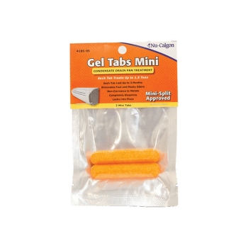 Nu-Calgon Gel Tabs™ 4185-95 Condensate Drain Mini-Pan Treatment, Solid Form, 2 Tablet Net Content