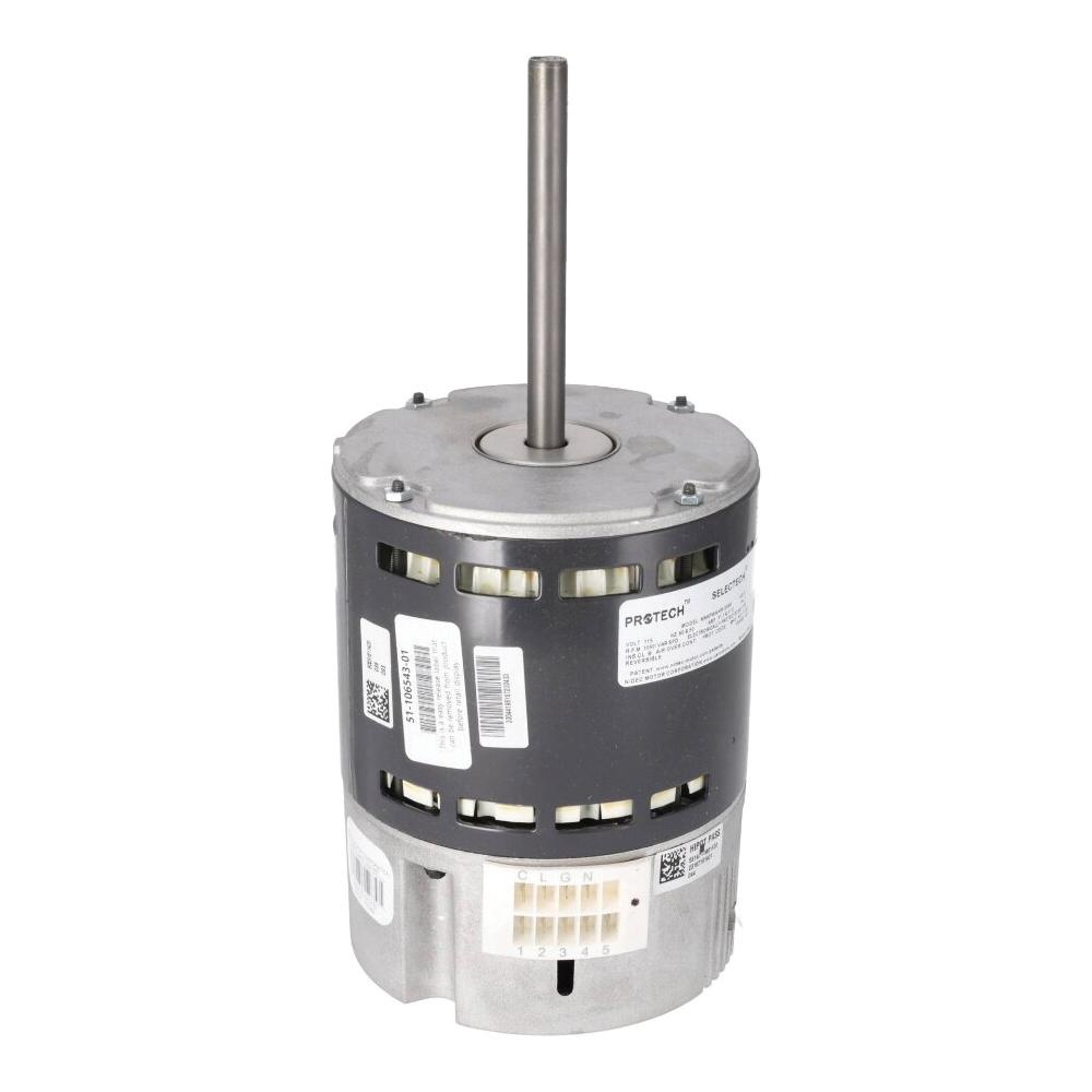 PROTECH™ 51-106543-01 Variable Speed Condenser Motor, 1 hp, 120 V, 60 Hz, 48Y Frame
