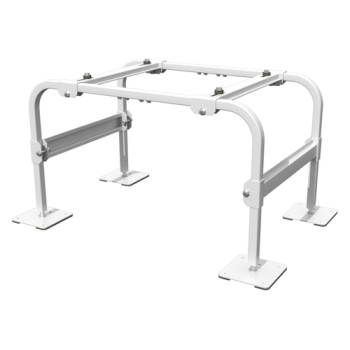 Quick-Sling® QSMS1801 Tall Mini-Split Stand, 400 lb Load, 18 in L, Steel, Powder-Coated, Tan