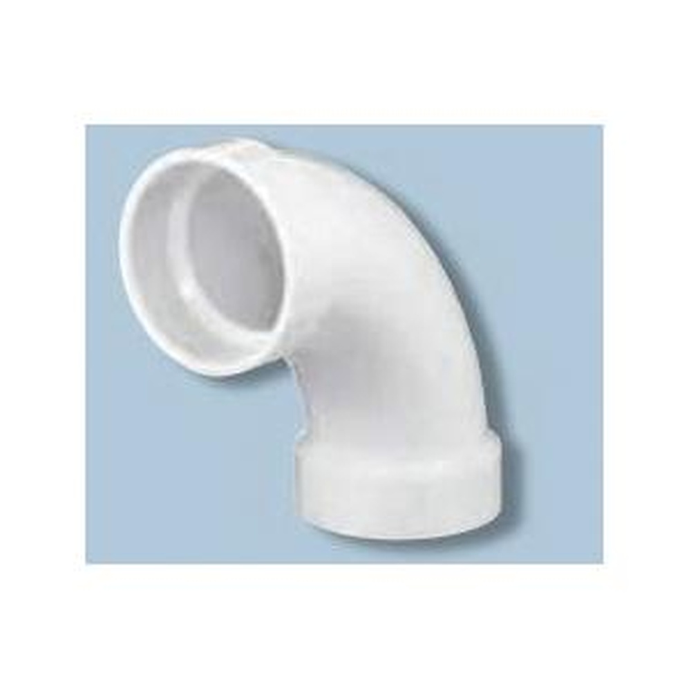Tigre 304-3379 Elbow, 2 in Hub x 2 in Hub, PVC