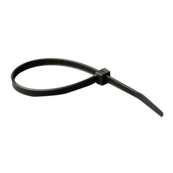 Wagner® WTB07C Wire Tie, 7 in L, Nylon, 50 lb Tensile Strength, Black