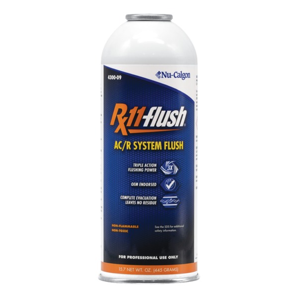 Nu-Calgon 4300-09 AC/R System Flush Starter Kit, 1 lb, Canister, Gas