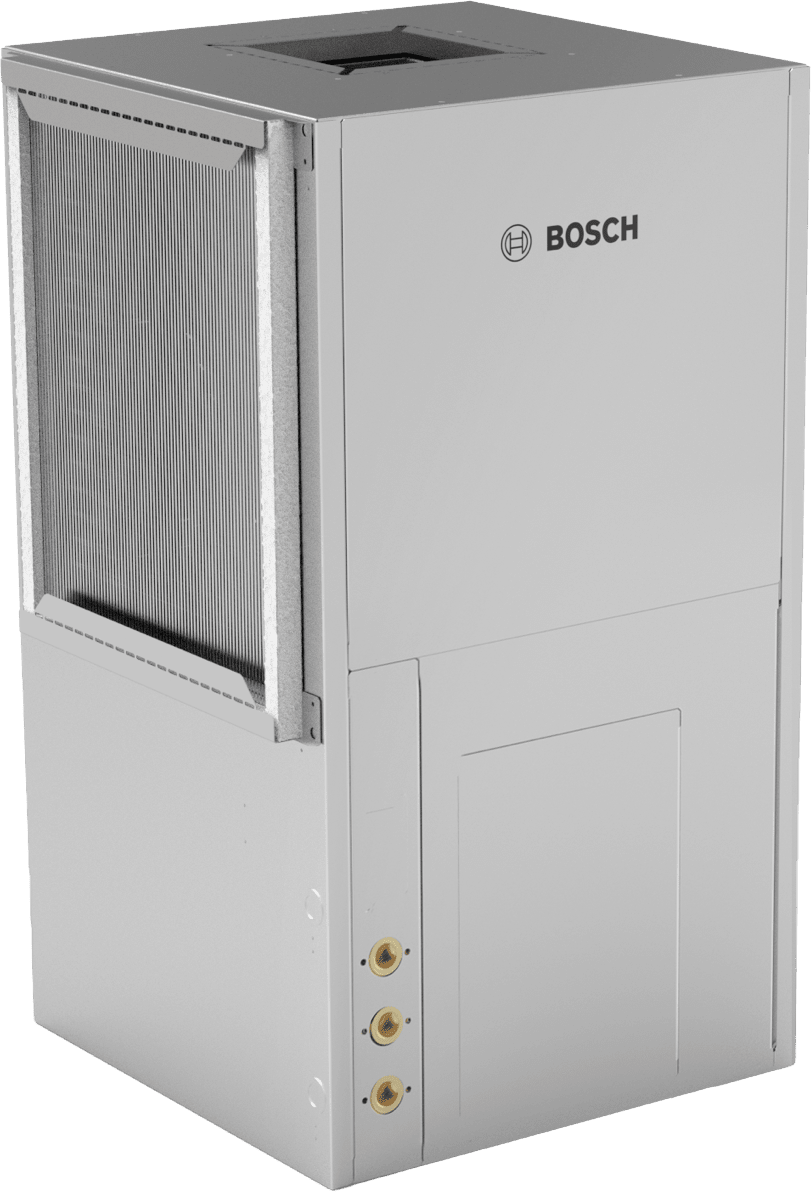 Bosch RF Series RF024-1VTN-LRTADA-XGGXXXXXD7XXXX4XXXXSBA Water Source Heat Pump, 2 Tons, R-454B, Vertical, 208/230 V, 15.5-23.0 EER, 3/4" FPT Connection, 1-Phase