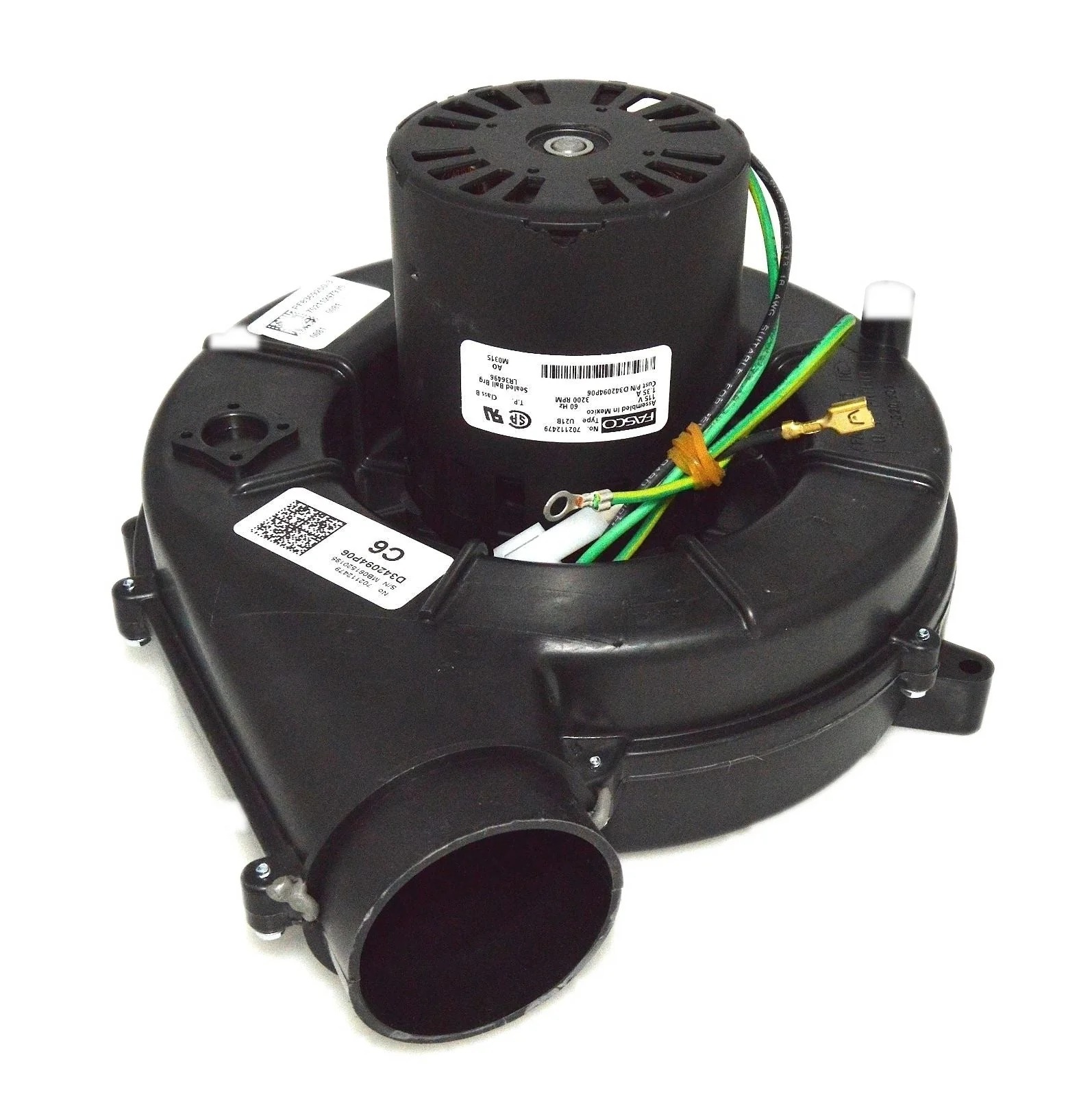 TRANE® BLW01138 Draft Inducer Blower, 115 V, 1 ph -Phase, 1/25 hp