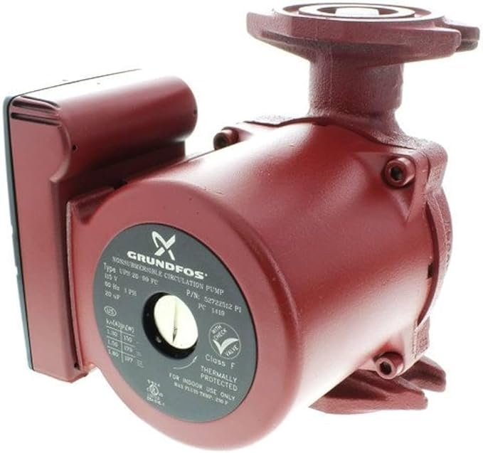 Bosch 7-738-005-074 Circulator Pump, 3 Speeds, 0-33 GPM Flow Rate, 145 PSI (Max System), 36-230 Â°F (Liquid) Temperature Rating, Flange Mount, 230 V, 1 Phase