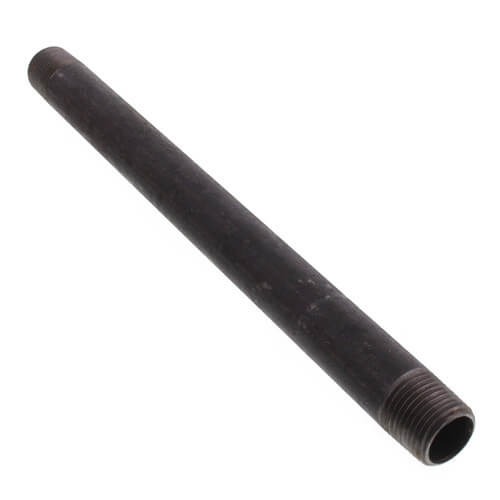 PLUMBMASTER® 83255 Black Iron Nipple 1/2X 10