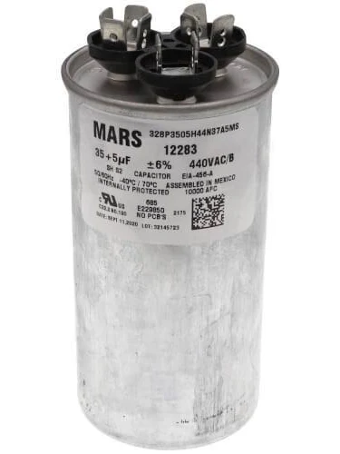 Mars® 12283 35/5MFD X 440V Round Capacitor