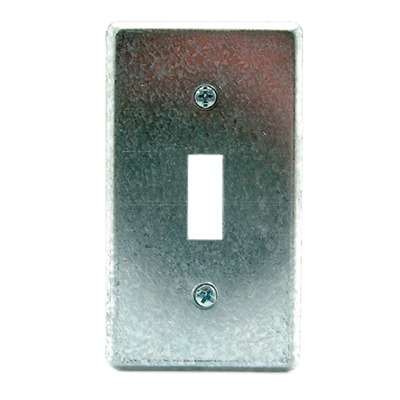 DiversiTech® 620-253 Flat Toggle Switch Cover, Steel, Brown, 1-Pole