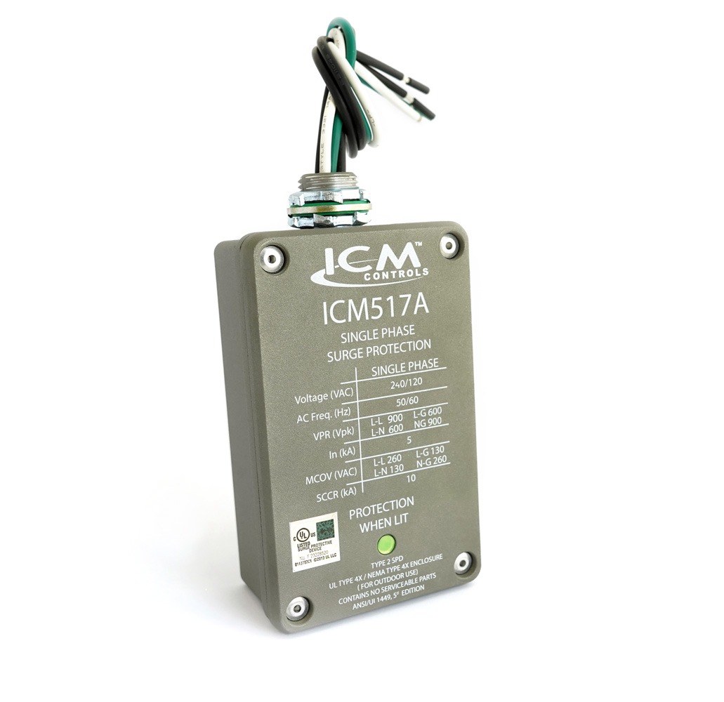 ICM™ ICM517A Surge Protection Device, 120/240 VAC, 15 to 60 A, NEMA 4X