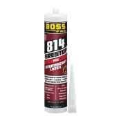 BOSS® by Soudal 137747 Firestop Sealant, Paste, 10.1 oz, Red, Paintable: Yes, 40 to 110 deg F Application Temperature