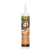 BOSS® by Soudal 142900 Multi-Seal Sealant, White, 9.5 oz, Cartridge, 30 min Setting Time, Paintable: Yes