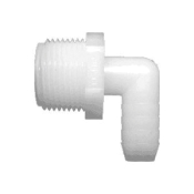 BRAMEC® TEA-2424 90 deg Elbow, Elbow, 3/4 in, MNPT, 90 deg, 3/4 in, Barbed, For Pipe Size: 3/4 in