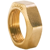 Caleffi F61008 Union Nut, 1 in, Press, Brass, Nut, 1 in, Nut