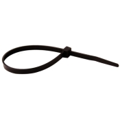 Devco 6262BCX Cable Tie, 7-1/2 in L, Nylon, 1-3/4 in Max Bundle Dia, 50 lb Tensile Strength, Black