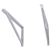DiversiTech® ACB-36 AC Mounting Bracket, 600 lb Load, Wall Installation/Mounting, Steel, 36 in L, Powder-Coated