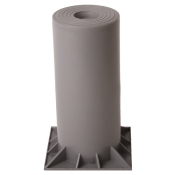 DiversiTech® HPR-12 Heat Pump Riser, 500 lb Load, 12 in H, 6 in W, 6 in D, Polypropylene, 1-Piece, Gray