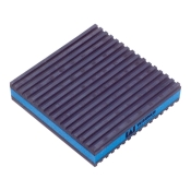 DiversiTech® MP-2E EVA Anti-Vibration Pad, 7/8 in H, 2 in W, 2 in D, Rubber, Black/Blue