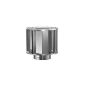 DuraVent® 4BVVTH High Wind Cap, 4 in, Aluminum/Steel, 28 ga Gauge, Wall Construction: Double, 8-1/2 in W, 8-1/4 in H