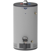 GE RealMAX Platinum GG50S12BXR Short Water Heater, 50 gal Capacity, Natural Gas Fuel, 40000 Btu/hr Heating Input
