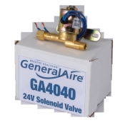 General Filters 7221 Solenoid Valve, 24 V, 11 MERV, 1/4 in, Compression, 3/8 in, Compression, 3 in W