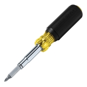 KLEIN TOOLS® 32500MAG 11-in-1 Magnetic Screwdriver/Nut Driver, 1/4 in, 5/16 in, 3/8 in Drive, 11 -Piece, Magnetic: Yes
