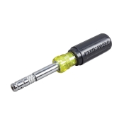 KLEIN TOOLS® 32596-0 8-in-1 HVAC Slide Drive Multi-Bit Screwdriver/Nut Driver, 1/4 in, 5/16 in, 3/8 in Drive, 8 -Piece