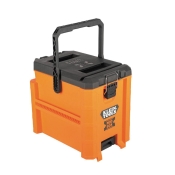 KLEIN TOOLS® MODbox™ 54824MB Hybrid Tool Bo, Polymer, 14.4 in H, 15-1/2 in W, 10.9 in D, 75 lb Load, 1 -Compartment