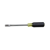 KLEIN TOOLS® 65129-8 Nut Driver, 1/4 in, 5/16 in Nut, Hex Drive, Magnetic: Yes, 6 in L Shaft, 10-1/4 in L