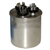 Mars® Blue Box™ 12278 Capacitor, 25/5 uF MFD, 440/370 V, Round, Dual Run Capacitor, 2 in Dia, 4.38 in H, 50/60 Hz