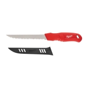 Milwaukee® 48-22-1922 Serrated Blade Knife, 6 in L Blade, Stainless Steel Blade, 11-3/4 in L, 0.8 in W, 1-1/2 in D