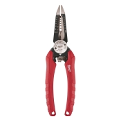 Milwaukee® 48-22-3079 6-in-1 Pliers, 3 in L, 20 to 10 AWG Applicable Wire, 1/2 in L Blade, 7-1/2 in W, Black/Red