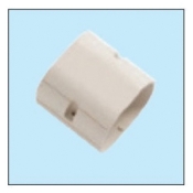 Mitsubishi Electric Trane® NS-75 Socket/Coupling, PVC, Ivory, 2-11/16 in H, 3-1/4 in W, 3-1/8 in D