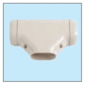 Mitsubishi Electric Trane® NT-100 T-Joint, PVC, Ivory, 2-15/16 in H, 6-5/16 in W, 8-7/16 in D