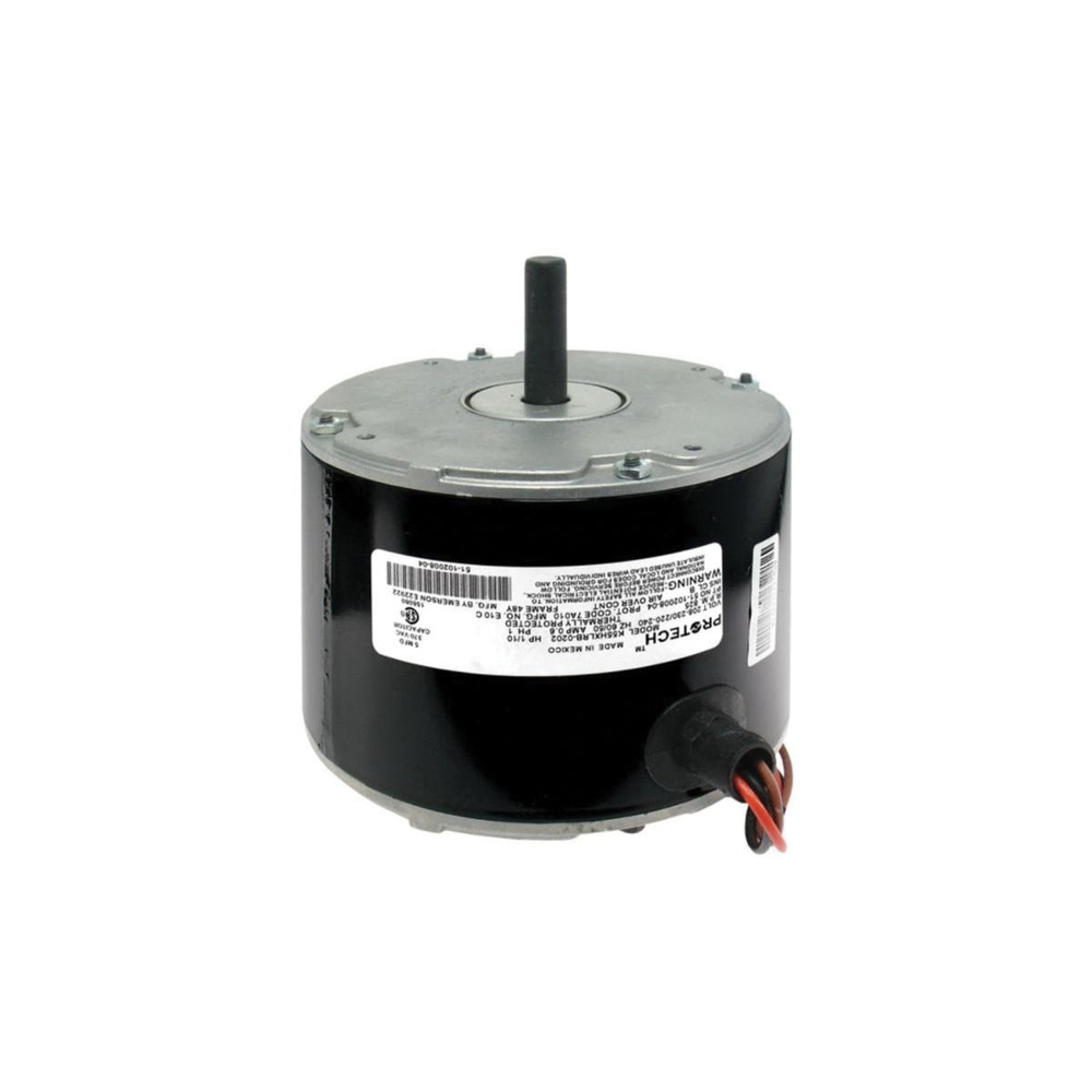 PROTECH™ 51-101774-32 Condenser Fan Motor, 208 to 230 V, 1/5 hp, 825 rpm Speed, 1 ph, 50/60 Hz, 48 Frame