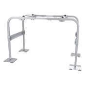 Quick-Sling® QSMS2401 Tall Mini-Split Stand, 400 lb Load, 24 in L, Steel, Powder-Coated, Tan