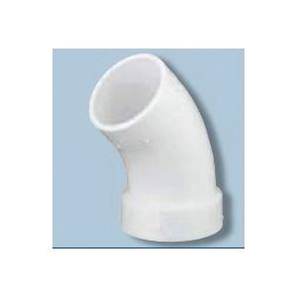 TIGRE 323-3409 Street Elbow, 2 in Slip x 2 in Hub, PVC