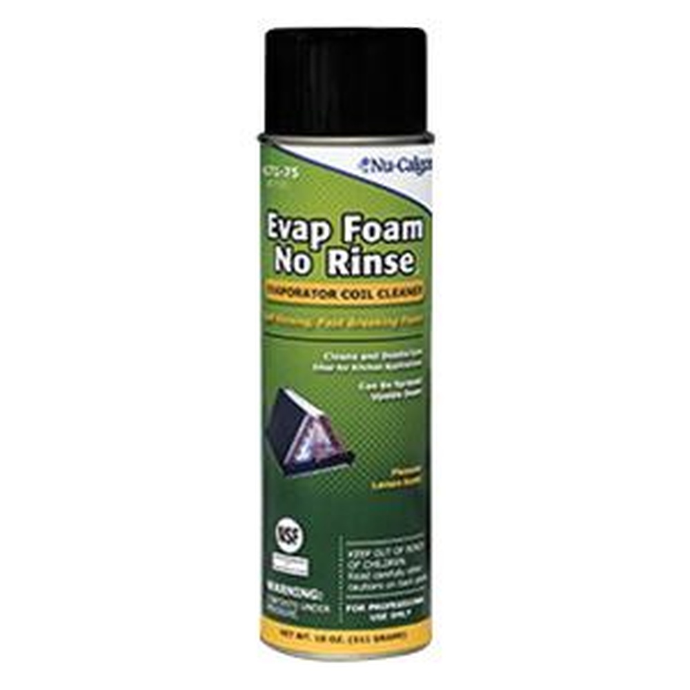 Nu-Calgon 4171-75 Evap Foam No Rinse Foaming Cooling Coil Cleaner, Aerosol Can, Liquefied Gas